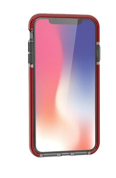 Hög genomskinlighet TPU + D30 fodral för iPhone Xs max