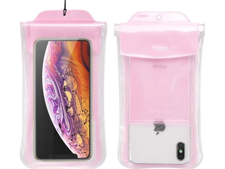 Baseus Baseus Safe Airbag Waterproof Case universal waterproof case IPX8 6.5 '' case pink (ACFSD-C04) universal