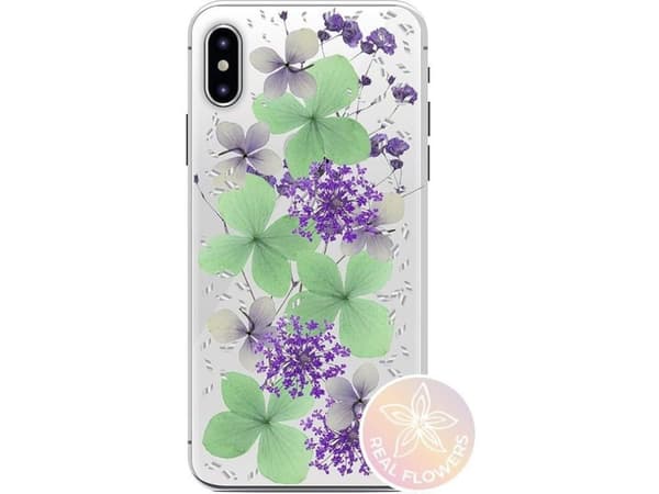 Puro Etui Glam Hippie Chic Cover iPhone XR zielone