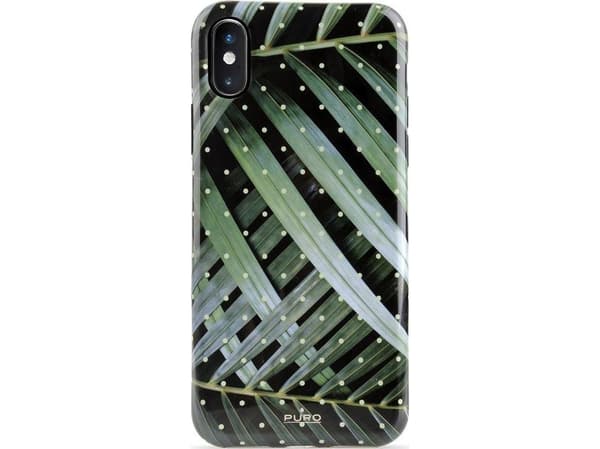 Puro PURO Glam Tropical Leaves - Etui iPhone Xs Max (Brilliant Leaves)