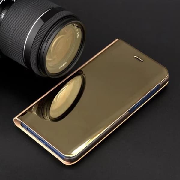 Huawei P40 Pro - Smart Clear View Fodral - Guld