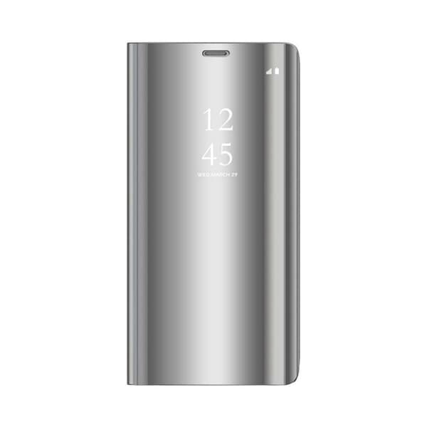 Huawei P40 Lite - Smart Clear View Fodral - Silver