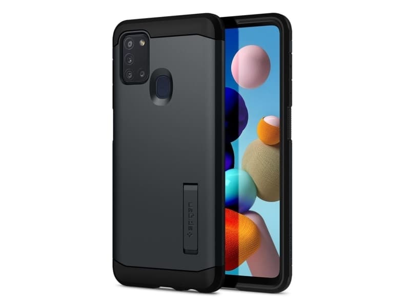 Spigen ACS00977, Omslag, Samsung, Galaxy A21s, 16,5 cm (6.5"), Svart