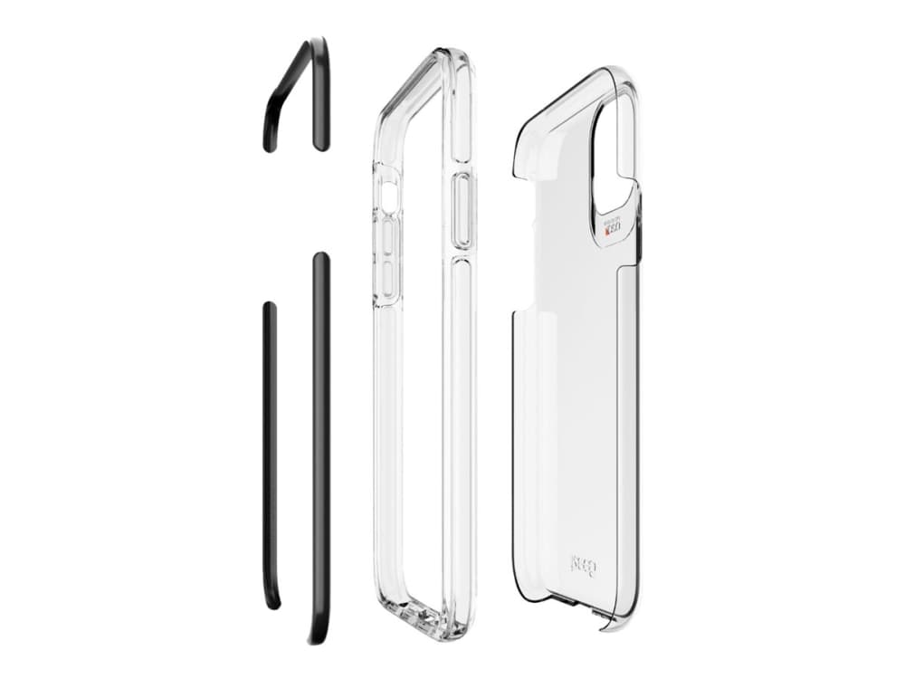 Gear4 Piccadilly - Baksidedeksel for mobiltelefon - D3O - svart - smaldesign - for Apple iPhone 11