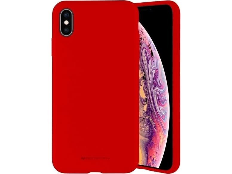 Etui Mercury Silicone Samsung S20 Ultra G988 czaerwony/red