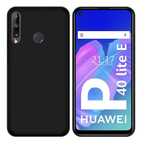 Huawei P40 Lite E - Matt TPU Mjuk Skal - Svart