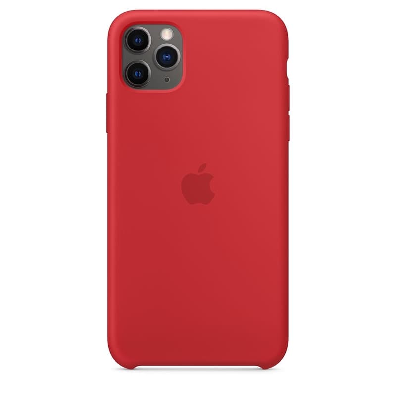 Apple Silicone Case for iPhone 11 Pro Max, (PRODUCT) RED