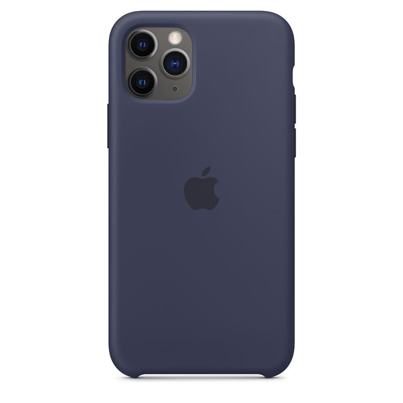 Apple Silicone Case for iPhone 11 Pro, Midnight Blue
