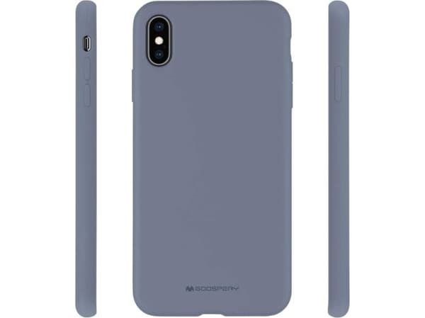 Mercury Silicone iPhone X/Xs lawendowy /lavender gray