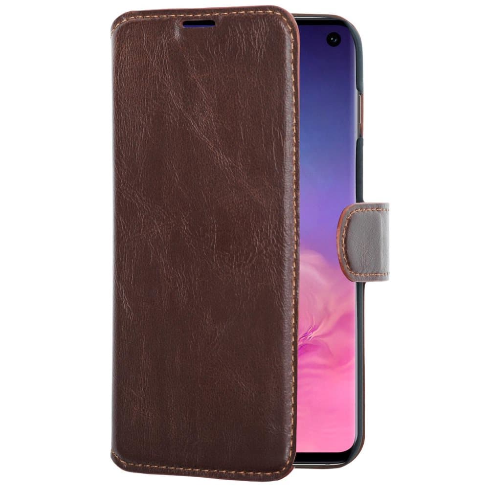 Slim Wallet Case Galaxy S10 + Brown