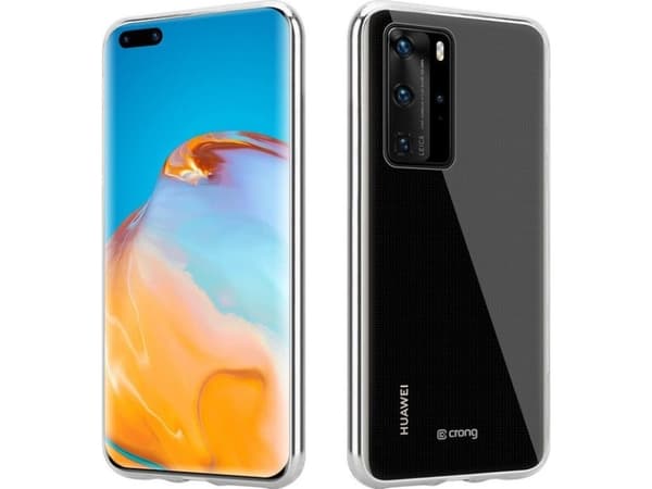 Crong CRG-CRSLIM-HP40-TRS, Omslag, Huawei, P40, 15,5 cm (6.1"), Transparent