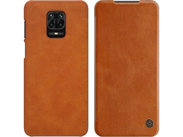 Nillkin Nillkin QIN Xiaomi Redmi Note 9S 9 Pro Brown