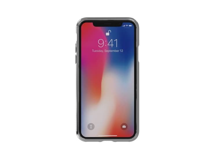 Adidas 30222, Etui, Apple, iPhone X, iPhone XS, 14,7 cm (5.8"), Sølv, Gjennomsiktig