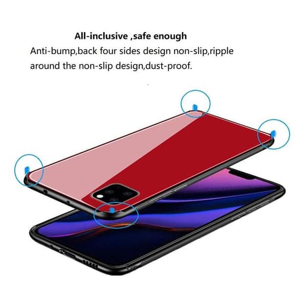 Forcell Glass  fodral för iphone 11 pro svart