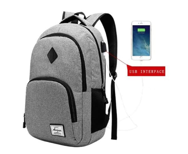 Augur Business Backpack grå