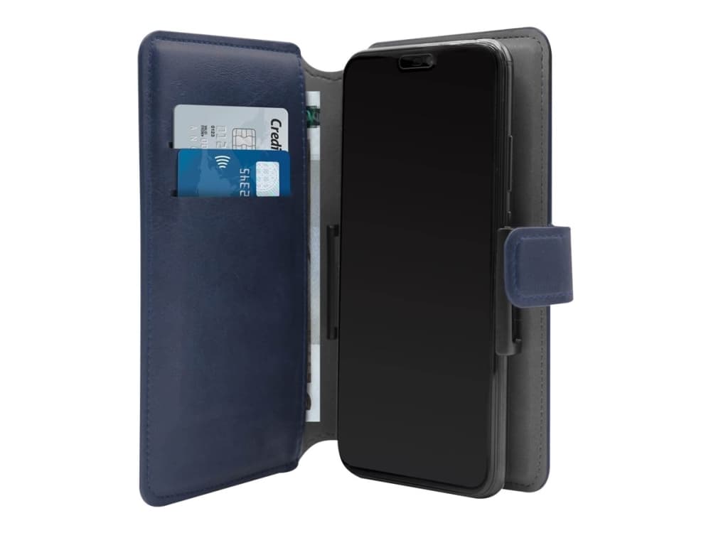 PURO Universal Wallet 360° - XXL - lommebok for mobiltelefon - økolær - blå