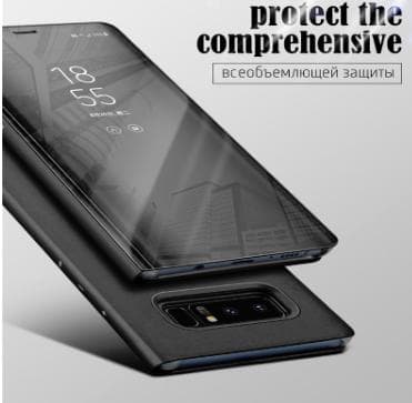 flip case samsung s10 svart