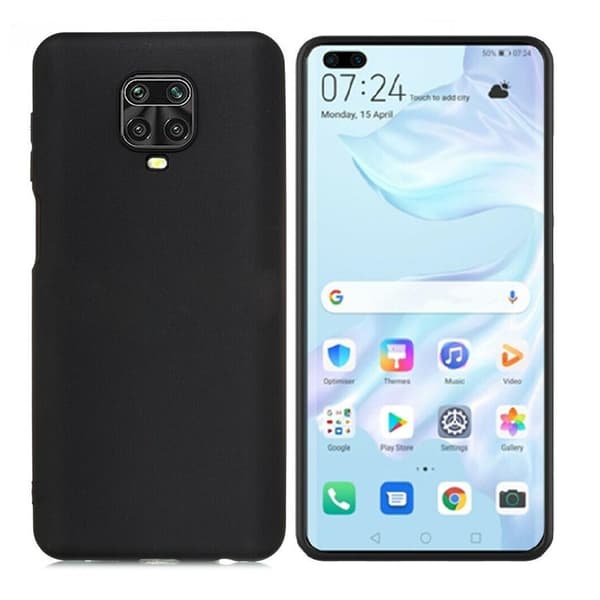 Redmi Note 9 Pro / Redmi Note 9S - Silicon TPU Mjuk Skal - Svart