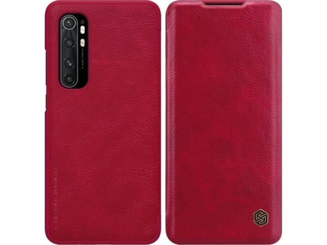 Nillkin Nillkin QIN case for Xiaomi Mi Note 10 Lite Red