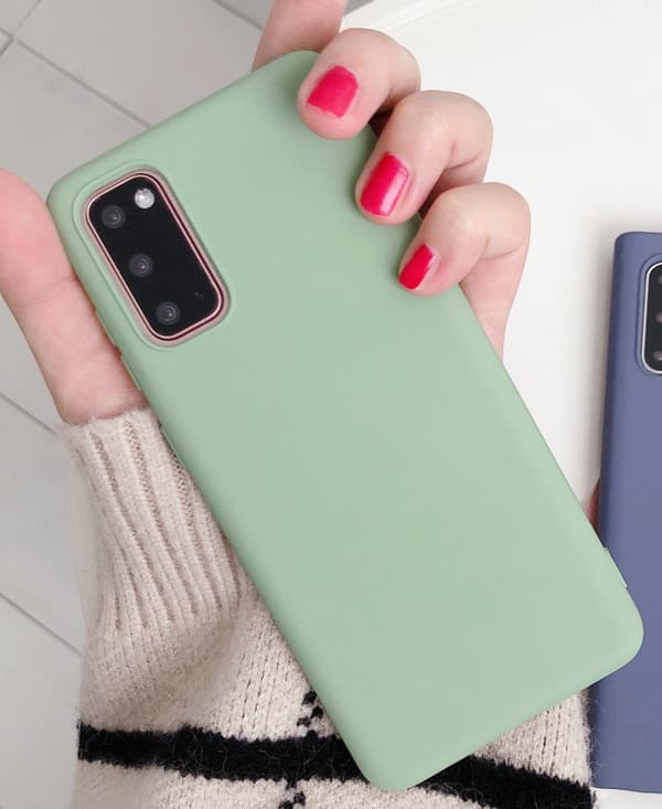 Samsung Galaxy S20+ silikon mikrofiber skal