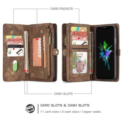 caseme 008 iphone Xs max brun