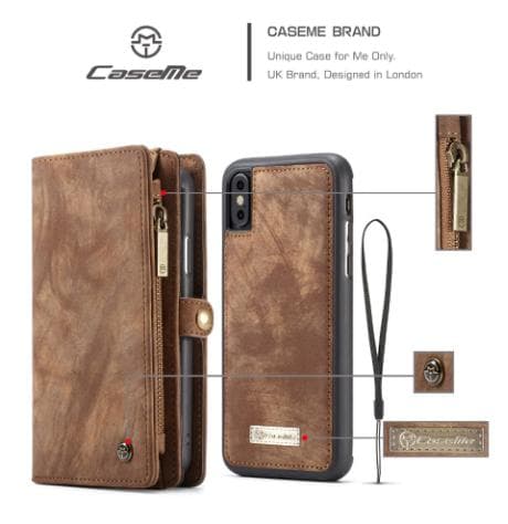 caseme 008 iphone Xs max brun