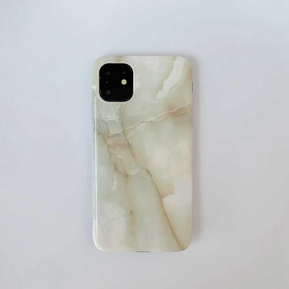 Mobil cover til iPhone 11 Pro Max i naturmarmor mønster