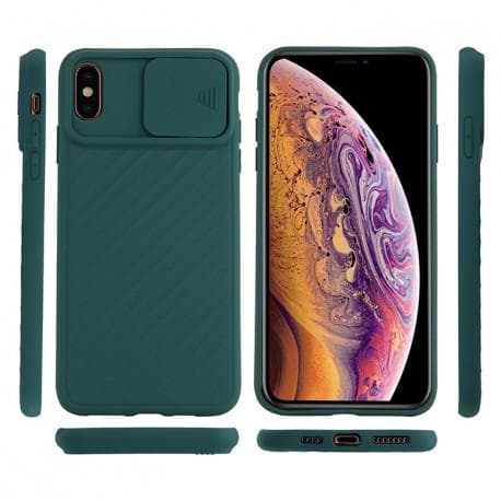 iPhone XS Max Stöttåligt Skal Inbyggd Kamerskydd CamShield