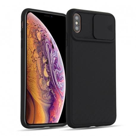 iPhone XS Max Stöttåligt Skal Inbyggd Kamerskydd CamShield