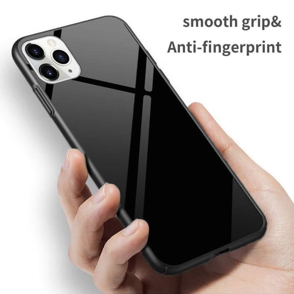 Forcell glas backfodral för iphone Xs max röd