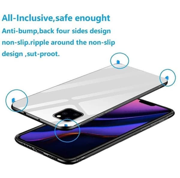 Forcell glas backfodral för iphone Xs max röd