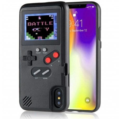 iPhone X/XS Classic Gameboy Case Farveskærm | 36 Små spil