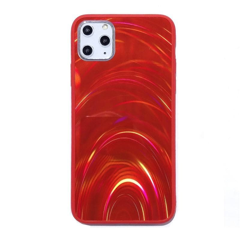 iPhone 11 Holografiskt skal TPU/PC Röd