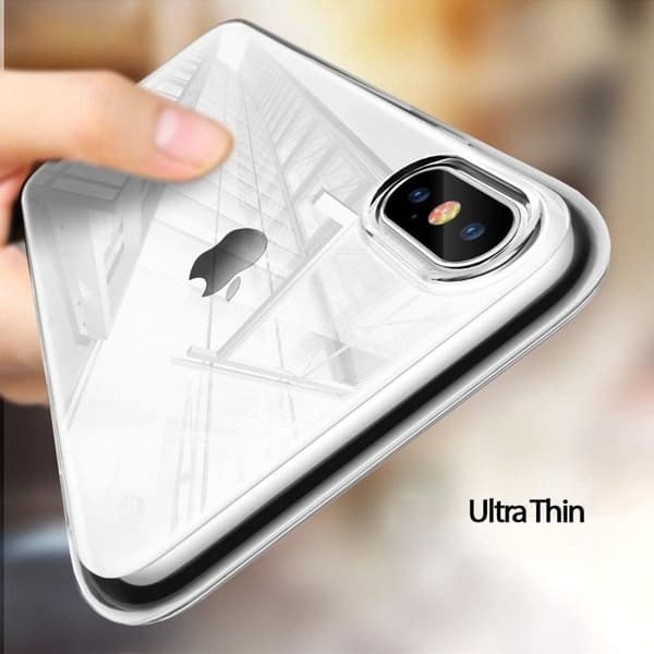 iPhone XS Max - Transparent 1,8 mm Mjuk Skal