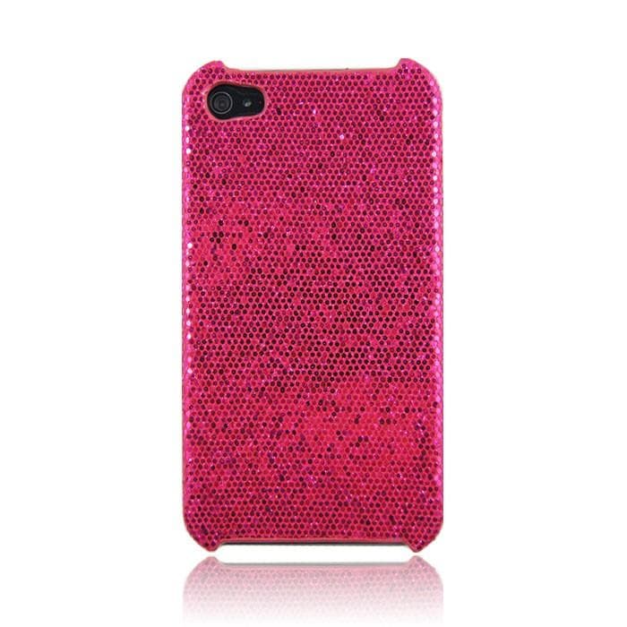 MS Bling - iPhone 4/4S skal - Rosa/Röd