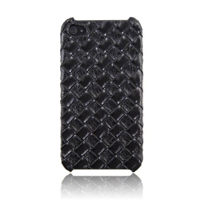 MS Flat Leather - Svart - iPhone 4/4S