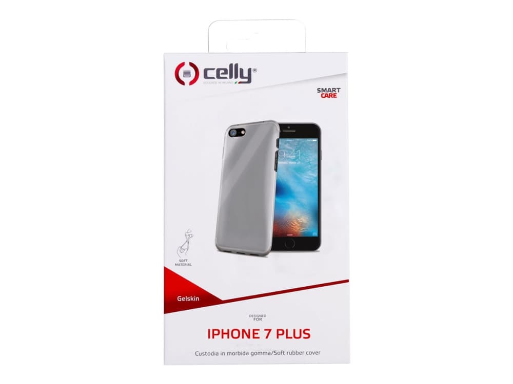 Celly GELSKIN801, Omslag, Apple, iPhone 7 Plus, 14 cm (5.5"), Transparent