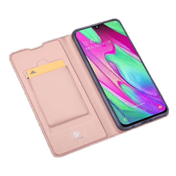 Stilsäkert Kraftfullt Plånboksfodral - Samsung Galaxy A40