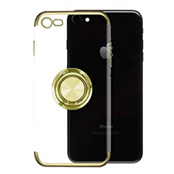 St�td�mpande Silikonskal med Ringh�llare - iPhone 7