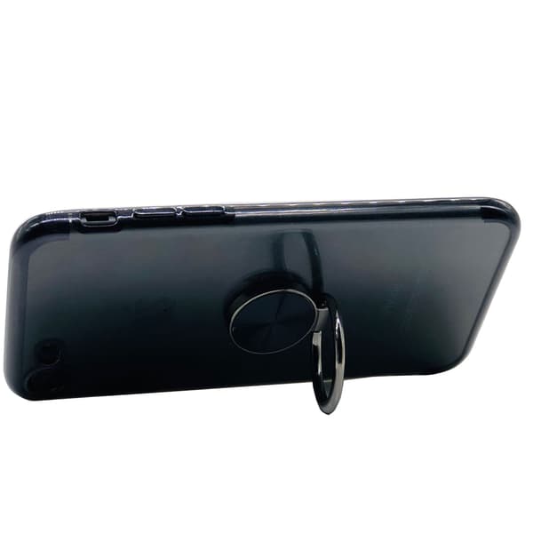St�td�mpande Silikonskal med Ringh�llare - iPhone 7