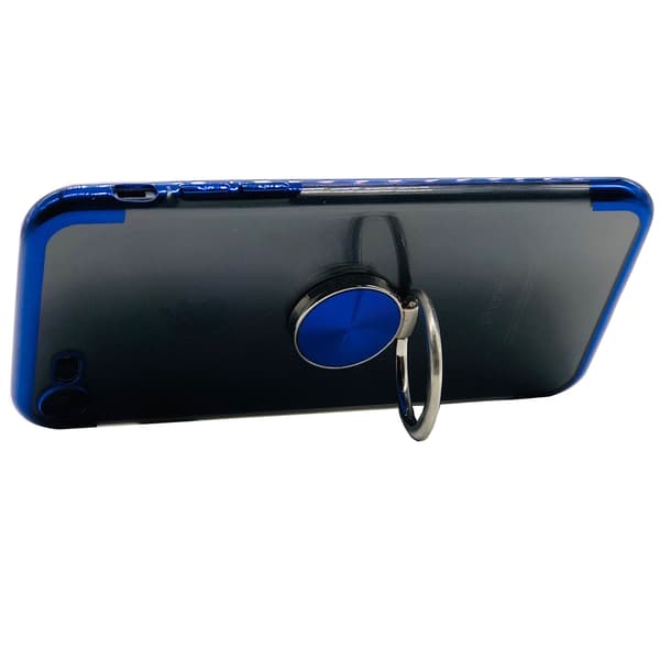 St�td�mpande Silikonskal med Ringh�llare - iPhone 7