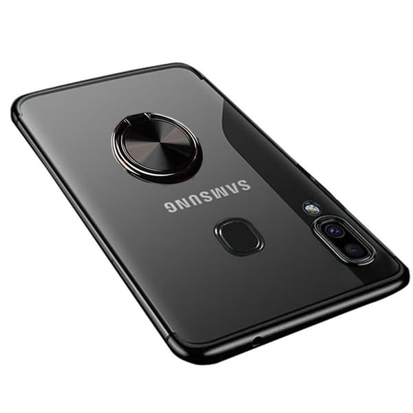 Stötdämpande Silikonskal Ringhållare - Samsung Galaxy A40