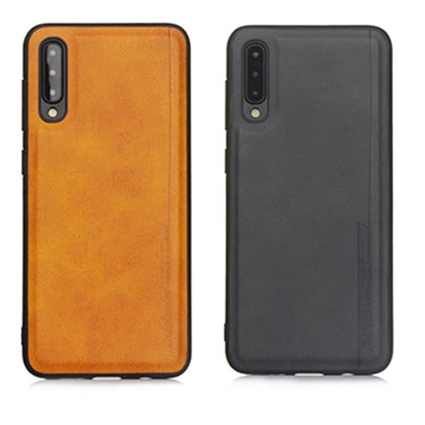 Stötdämpande Skal Pu-Läder - Samsung Galaxy A50