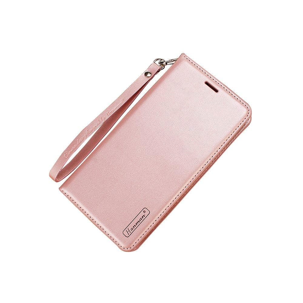 T-Casual - Smidigt Fodral med Plånbok för Samsung Galaxy J5 2017 Roséguld