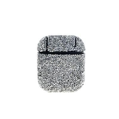 Diamant etui til Apple Airpods / Airpods 2 - Sølv