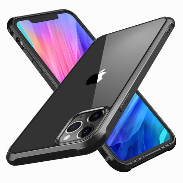 C4U® etui til iPhone 12 Mini ShockBlack - Slank stødabsorberende