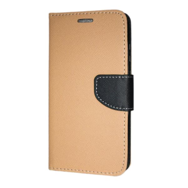 iPhone 12 Pro Max Wallet Taske Fancy Taske + Håndrem Gold-Black