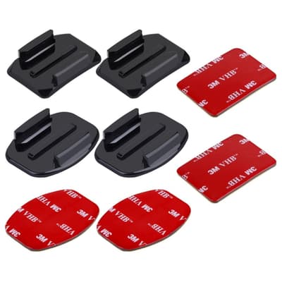 4-Pack Fästen GoPro 3/3+/4/5/6/7 - Till Hjälmar