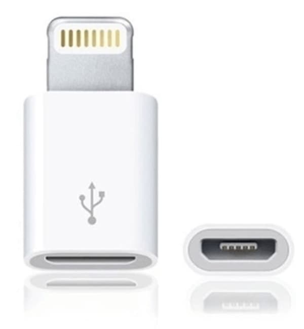 5-PACK MicroUSB adapter,  ladda iPhone med universal-laddare!