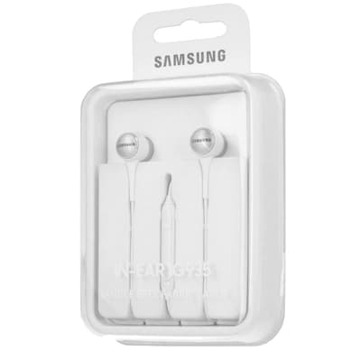 Samsung In Ear - Headphones Headset Earphones 3,5 mm IG935 White Detail